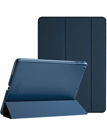 Picture of ProCase iPad 9.7 Case (Old Model) 2018 iPad 6th Generation / 2017 iPad 5th Generation Case - Ultra Slim Lightweight Stand Case with Translucent Frosted Back Smart Cover for iPad 9.7 Inch -Navy
