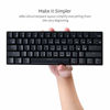 Picture of RK ROYAL KLUDGE RK61 Wireless 60% Mechanical Gaming Keyboard, Ultra-Compact Bluetooth Keyboard with Tactile Blue Switches, Compatible for Multi-Device Connection, Black