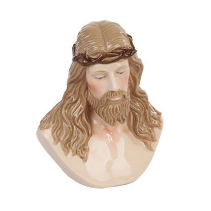 Picture of PTC 5.13 Inch Jesus Crown of Thorns Fine Porcelain Bust Figurine