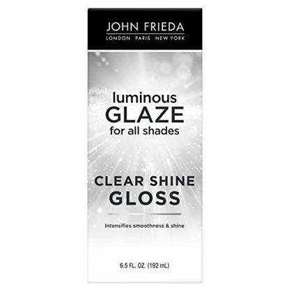 Picture of John Frieda Luminous Glaze Clear Shine Gloss, Anti-Fade, Color Enriching Gloss, Safe for Color Treated Hair, 6.5 Ounces
