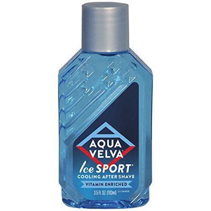 Picture of Aqua Velva Cooling Mens After Shave, Ice Sport, Vitamin E and Pro Vitamin B5, Soothes, Cools, and Refreshes Skin- 3.5 Ounce