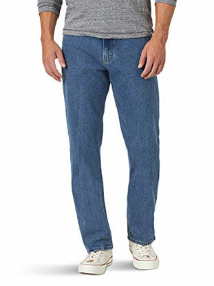 Picture of Wrangler Authentics Men's Classic Relaxed Fit Jean, Vintage Blue Grey Flex, 36W x 28L