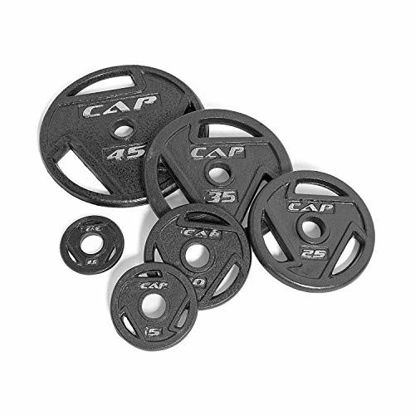 Picture of CAP Barbell 2-Inch Olympic Grip Plate (5-Pound (Set of 2))