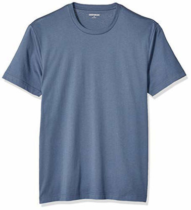 Picture of Amazon Brand - Goodthreads Men's Slim-Fit Short-Sleeve Crewneck Cotton T-Shirt, Denim Blue Large