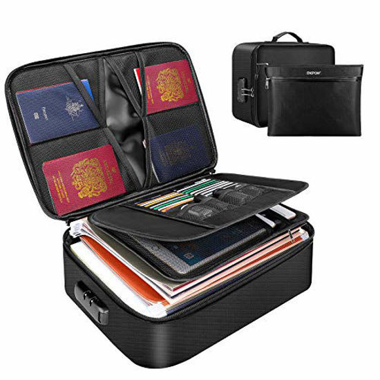 GetUSCart ENGPOW File Organizer Bags Fireproof Document Bag with