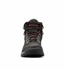 Picture of Columbia womens Newton Ridge Plus Waterproof Hiking Boot, Black/Poppy Red, 10 US