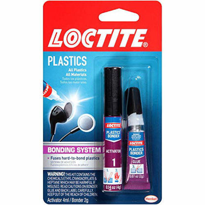 Picture of Loctite 681925 Super Glue Plastics Bonding System, Single, Multi