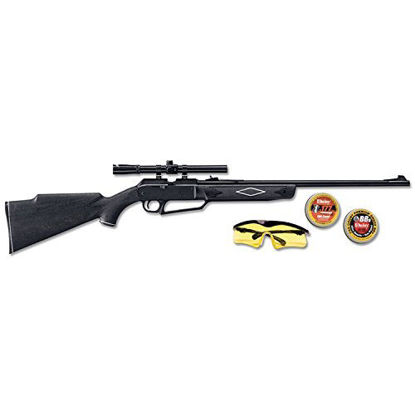 Picture of 880 Powerline Air Rifle Kit, Dark Brown/Black, 37.6 Inch/.177 Caliber