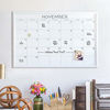 Picture of U Brands Magnetic Dry Erase Calendar Board, 20 x 30 Inches, White Wood Frame (2075U00-01)