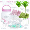 Picture of Amitié Lane DIY Light up Unicorn Terrarium Kit for Kids with LED Light - Create Your Own Magical Mini Plant Garden in a Jar - Unicorn Gifts for Girls - Crafts, Kits, Unicorn Stuff, Bedroom Decor