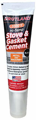 Picture of Rutland Products Rutland Stove Gasket Cement, 2.3-Ounce Tube, Black, 2 Fl Oz