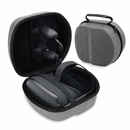 Picture of Hard Travel Case, Compact Carrying Case Compatible with Oculus Quest, Oculus Quest 2, Protect Oculus Quest VR Gaming Headset and Controllers Accessories(Gray)