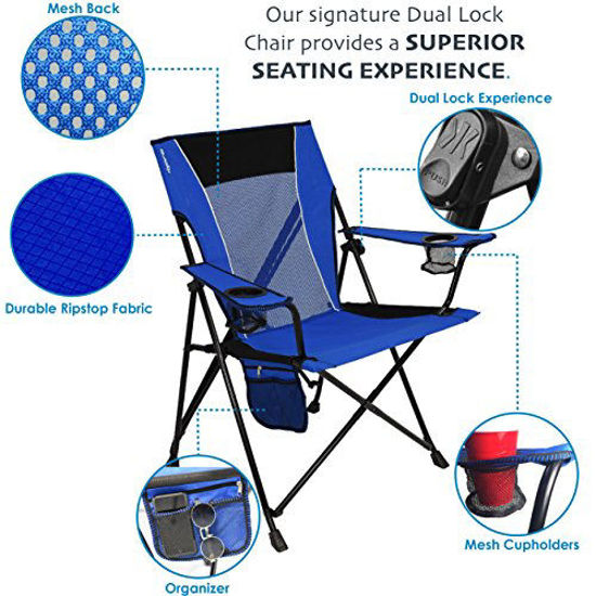 GetUSCart- Kijaro Dual Lock Portable Camping and Sports Chair, Ireland ...