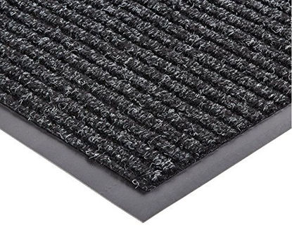 Picture of Extra Large Heavy Duty Front Door Mat Outdoor Indoor Entrance Doormat Waterproof Low Profile Entrance Rug Patio Grass Snow Scraper Rubber Back - Durable and Easy to Clean (36" x 60", Grey)