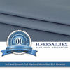 Picture of H.Versailtex Blackout Thermal Insulated Room Darkening Winow Treatment Extra Long Curtains / Drapes,Grommet Panels (Set of 2,52 by 108 - Inch,Stone Blue)