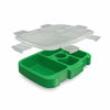 Picture of Bentgo Kids Prints Tray with Transparent Cover - Reusable, BPA-Free, 5-Compartment Meal Prep Container with Built-In Portion Control for Healthy At-Home Meals and On-the-Go Lunches (Safari)