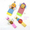 Picture of Wrist Rattles Foot Finder Rattle Sock Baby Toddlor Toy,Rattle Toy,Arm Hand Bracelet Rattle,Feet Leg Ankle Socks,Activity Rattle Present Gift for Newborn Infant Babies Boy Girl Bebe Bugs Design 4pcs
