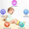 Picture of Wrist Rattles Foot Finder Rattle Sock Baby Toddlor Toy,Rattle Toy,Arm Hand Bracelet Rattle,Feet Leg Ankle Socks,Activity Rattle Present Gift for Newborn Infant Babies Boy Girl Bebe Bugs Design 4pcs