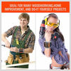 Picture of HORUSDY Magnetic Wristband, with Strong Magnets for Holding Screws, Nails, Drilling Bits, Tool Gift for Men