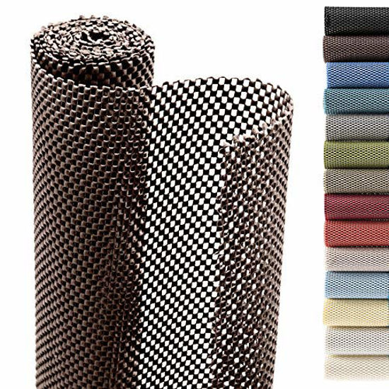Picture of Smart Design Shelf Liner Premium Grip - (18 Inch x 8 Feet) - Drawer Cabinet Non Adhesive - Home & Kitchen [Coffee Bean]
