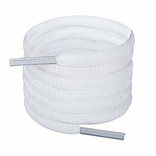 White sales oval laces