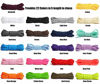 Picture of Handshop Half Round Shoelaces 1/4" - Oval Shoe Laces Replacements For Sneakers and Athletic Shoes Sports White 45.3 inch (115cm)