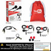 Picture of Dual Lavalier Microphone - 2 Lavalier Microphone - Lavalier Microphone Set - 2 Pack Microphone for Interview, Blog or Podcast
