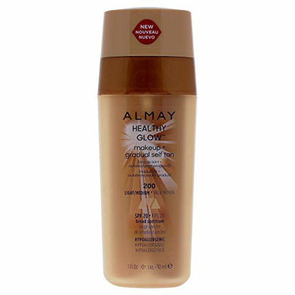 Picture of Almay Healthy Glow Makeup & Gradual Self Tan, Light/Medium, 1 fl. oz. SPF 20
