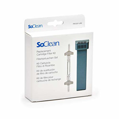 Picture of SoClean Replacement Cartridge Filter Kit for SoClean 2 Machines, Includes One Filter Cartridge and One Check Valve, Genuine OEM with Full Warranty