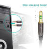 Picture of Kingtop Headset Splitter Cable 3.5mm Female to 2 Male for PC Computer and Old Version Laptop