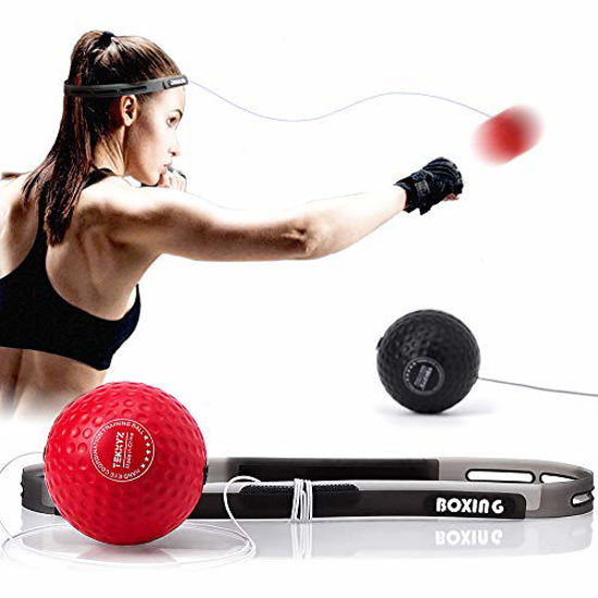  Boxing Reflex Ball - Improve Reaction Speed and Hand Eye  Coordination Training Boxing Equipment for Training at Home,Boxing Reflex  Ball with Adjustable Elastic Head Band : Sports & Outdoors