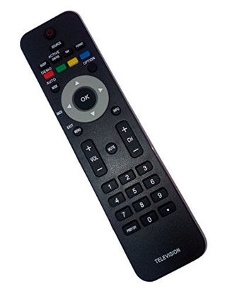 Picture of Replaced Remote Control Compatible for Philips 19MF337B/27 32PFL3403D/F7 40PFL3705DF7 42PFL533237 46PFL3706F7 52PFL7422D/37E 47PFL3603D/27 42PFL5332D37B TV