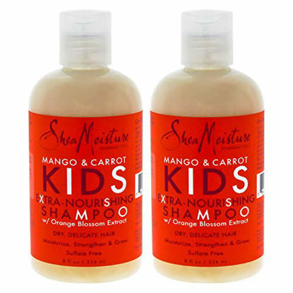Picture of SHEA MOISTURE Mango & Carrot Kids Extra-nourishing Shampoo Pack Of 2, 8 Oz (K0000178)