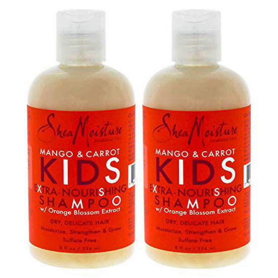 Picture of SHEA MOISTURE Mango & Carrot Kids Extra-nourishing Shampoo Pack Of 2, 8 Oz (K0000178)