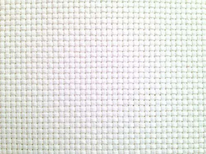 Picture of 59"x 36" 11ct White Counted Cotton Aida Cloth Cross Stitch Fabric