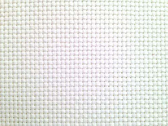 Picture of 59"x 36" 11ct White Counted Cotton Aida Cloth Cross Stitch Fabric