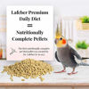 Picture of LAFEBER'S Premium Daily Diet Pellets Pet Bird Food, Made with Non-GMO and Human-Grade Ingredients, for Cockatiels, 5 lbs