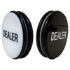 Picture of GSE Games & Sports Expert 3-Inch Double-Sided Casino Grade Acrylic Poker Dealer Puck Button (Black/White Acrylic)