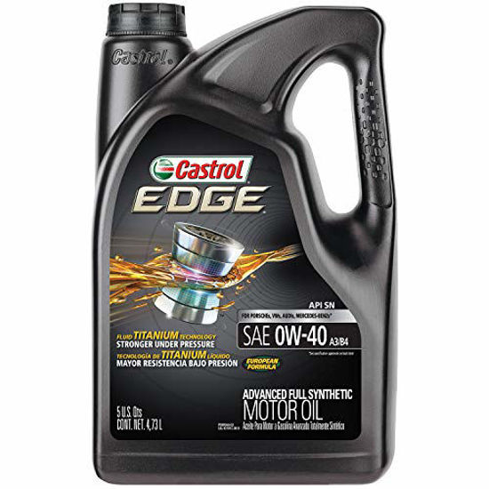 GetUSCart Castrol 03101 EDGE 0W40 A3/B4 Advanced Full Synthetic Motor