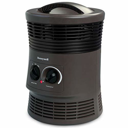 Picture of Honeywell 360 Degree Surround Heater with Fan Forced Technology - Space Heater with Surround Heat Output and Two Heat Settings - Energy Efficient Portable Heater
