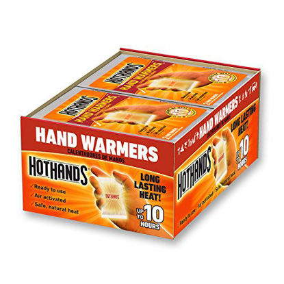 Picture of HotHands Hand Warmers - Long Lasting Safe Natural Odorless Air Activated Warmers - Up to 10 Hours of Heat - 40 Pair