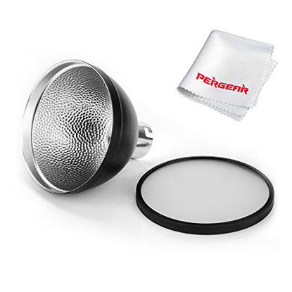 Picture of Godox AD-S2 Standard Reflector with Soft Diffuser for Godox AD300 Pro, Godox AD200 Pro Godox AD200PRO Godox AD200 AD180 AD360 AD360II Flashes