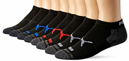 Picture of PUMA Men's 8 Pack Low Cut Socks, Black, 10-13
