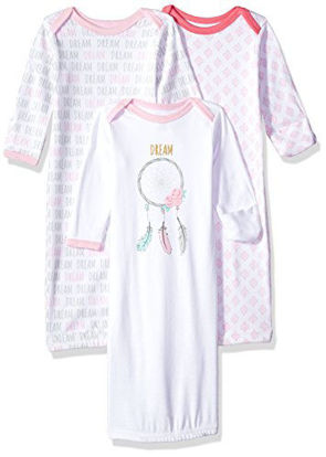 Picture of Hudson Baby Unisex Cotton Gowns, Dream Catcher, 0-6 Months