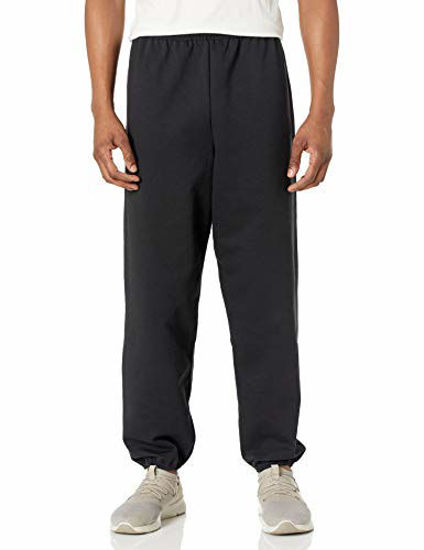 Picture of Hanes Men's EcoSmart Fleece Sweatpant, Black, M