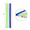 Picture of Reusable Silicone Straws-Premium Food Grade Drinking Straw, BPA Free, Snap Straw-Openable Design, Easy to Clean, Hot and Cold Compatible