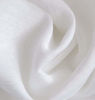 Picture of HLC.ME 2 Piece Semi Sheer Voile Window Curtain Drapes Grommet Panels for Bedroom, Living Room & Kids Room (54" W x 95" L, White)