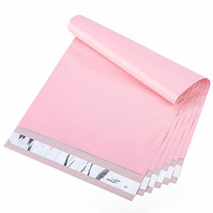 Picture of Metronic 100PCS Envelopes Mailers 10x13 Poly Mailers Shipping Bags with Self Adhesive Waterproof and Tear-Proof Postal Bags in Sakura Pink
