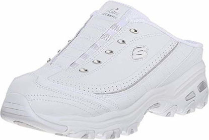 Picture of Skechers Sport Women's Bright Sky Fashion Sneaker, White/Silver, 8.5 M US