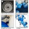 Picture of Blue Balloon Garland Kit 117 pcs Blue White Sliver Balloon Garland Arch Kits Metallic Royal Blue Balloons Arch For Birthday Party